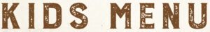 Kids Menu Logo