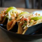 Three fish tacos.